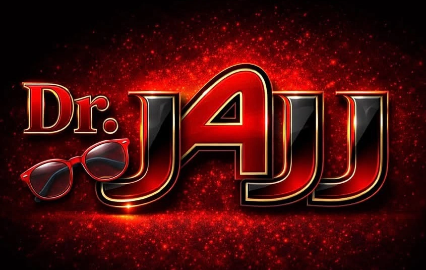Original Dr. JAJJ red and gold logo